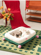 Load image into Gallery viewer, Cozy Washable Pet Bed for Small Dogs & Cats