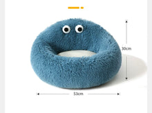 Load image into Gallery viewer, Cute fun monster style cat dog pet bed resting pad, unique winter warm four season cat dog pet bedding supplies