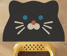 Load image into Gallery viewer, Cute fun cat litter mat, cat litter box mat