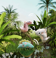 Load image into Gallery viewer, Dinosaur Style Catnip Self-play Toys with Bell, Set of Three, Cute Cat Sound Accessories Supply