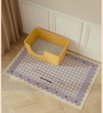 Load image into Gallery viewer, Cute Cat Litter Box Mat, Fun Unique Cat Supplies Accessories