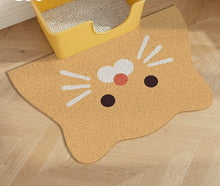Load image into Gallery viewer, Cute fun cat litter mat, cat litter box mat