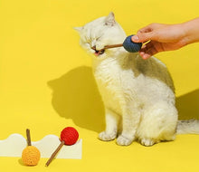 Load image into Gallery viewer, Cute lolipop silvervine cat toys unique cat self play toys