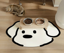 Load image into Gallery viewer, Cute cat dog pet feeding station mat fun unique cat dog pet supplies pu waterproof mat