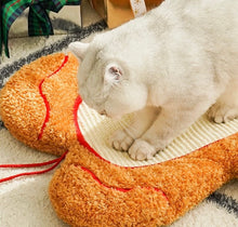 Load image into Gallery viewer, Cute Gingerbread man cat scratcher, scratching post