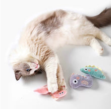 Load image into Gallery viewer, Dinosaur Style Catnip Self-play Toys with Bell, Set of Three, Cute Cat Sound Accessories Supply