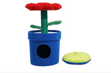 Load image into Gallery viewer, Cute flora style cat tree cat scratcher, cute and unique cat toys supplies