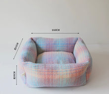 Load image into Gallery viewer, Cute warm and soft winter bed for cats, small dogs winter four season bedding supplies