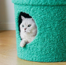 Load image into Gallery viewer, Cute flower cat tree, cat scratcher, tower cute and unique cat scratching post toys supplies