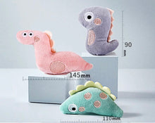 Load image into Gallery viewer, Dinosaur Style Catnip Self-play Toys with Bell, Set of Three, Cute Cat Sound Accessories Supply