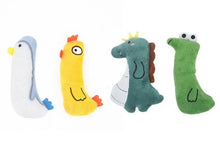 Load image into Gallery viewer, Cute animal style catnip toy, catmint toy, set of 4