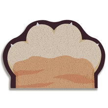 Load image into Gallery viewer, Cute fun cat litter mat, cat paw style unique cute fun cat litter box cat waste box mat supplies