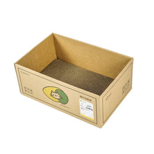Load image into Gallery viewer, Cute Corrugated Cardboard Cat Bed, mail box style cat scratcher, scratching box, cute unique fun four season bedding supplies toys