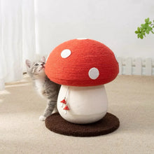 Load image into Gallery viewer, Mashroom Style Cat Scratcher, Scratching Toy Post Cute Fun Cat Supplies Accessories