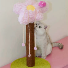 Load image into Gallery viewer, Cute flower style cat scratcher, scratching toys Post