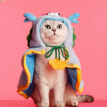 Load image into Gallery viewer, Funny Dragon Style Cape, Cut Fun Unique Cat Outfit Supplies Accessories, Winter Warm Clothing, Christmas Halloween costumes Cosplay