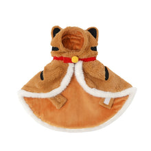 Load image into Gallery viewer, Cute tiger style winter warm cape for cats, fun unique winter warm supplies appearance clothes cosplay