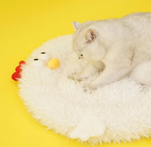Load image into Gallery viewer, Soft winter bed for cats and small dogs, chicken style, cute fun unique soft comfy four season soft comfy bedding supplies