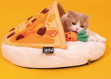 Load image into Gallery viewer, Cute curry style cat, small dog and pets bed, resting pad winter four seasons cat dog supplies bedding