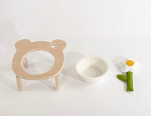 Load image into Gallery viewer, Raised flower cat dog pet feeding double bowls supplies cute fun unique