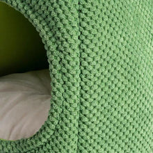Load image into Gallery viewer, Fun cactus bed resting pad for cats, cute fun unique four season comfy soft bedding supplies