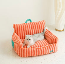 Load image into Gallery viewer, Soft Sofa-Style Nest Bed for Cats