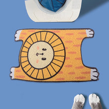 Load image into Gallery viewer, Cute cat litter mat, tiger lion and animal style fun unique cat litter box cat waste box mat supplies