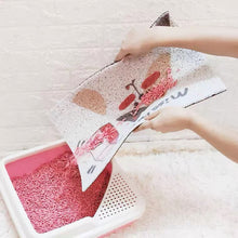 Load image into Gallery viewer, Cute cat litter mat, pet waste supplies fun unique cat litter box mat, doormat