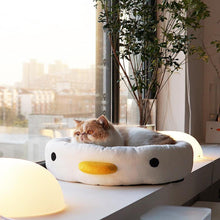 Load image into Gallery viewer, Chicken style cat, small dog and pet winter four seasons soft comfy bed cute fun unique cat supplies