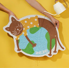Load image into Gallery viewer, cute unique cat litter mat