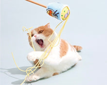 Load image into Gallery viewer, Ramen cat teaser, Handheld Cat Teaser Toy cute and fun