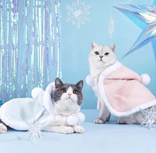Load image into Gallery viewer, Cute fun cape for cats, unique warm winter cat appearance supplies clothes hoodies