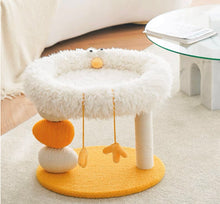 Load image into Gallery viewer, Fun chicken style cat tree, cute cat climber four season cat comfy bed bedding supplies