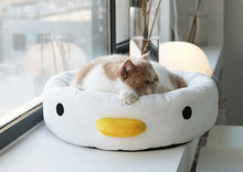 Load image into Gallery viewer, Chicken style cat, small dog and pet winter four seasons soft comfy bed cute fun unique cat supplies