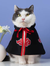 Load image into Gallery viewer, Naruto Cat Cape, cute fun unique cat clothes supplies Halloween costumes