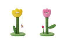 Load image into Gallery viewer, Cute and fun tulip style cat tree, cat scratcher scratching post toys