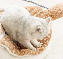 Load image into Gallery viewer, Sparrow style winter warm bed for cats and small dogs, cute fun unique four season soft comfy bedding supplies