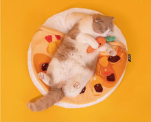 Load image into Gallery viewer, Cute curry style cat, small dog and pets bed, resting pad winter four seasons cat dog supplies bedding