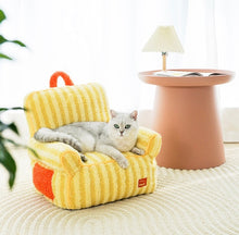 Load image into Gallery viewer, Soft Sofa-Style Nest Bed for Cats