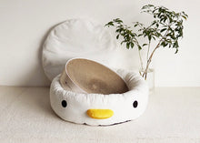 Load image into Gallery viewer, Chicken style cat, small dog and pet winter four seasons soft comfy bed cute fun unique cat supplies