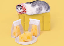 Load image into Gallery viewer, Cheese Style Catnip Self-play Toys, No Sound, Cute Cat Accessories Supply