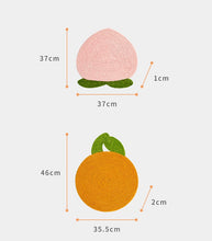 Load image into Gallery viewer, Cute Fruit Style Cat scratcher, cat toys, peach and citrus scratching post with suction cup