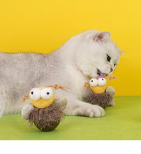 Load image into Gallery viewer, Bee Style Catnip & Silvervine Self-play Toys, No Sound, Cute Cat Accessories Supply