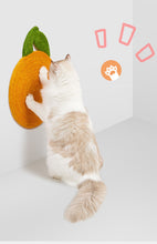 Load image into Gallery viewer, Cute Fruit Style Cat scratcher, cat toys, peach and citrus scratching post with suction cup