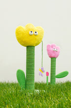 Load image into Gallery viewer, Cute and fun tulip style cat tree, cat scratcher scratching post toys