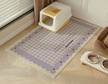 Load image into Gallery viewer, Cute Cat Litter Box Mat, Simple, Fun Unique Cat Supplies Accessories
