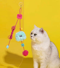 Load image into Gallery viewer, Fun and cute cat teaser, suction cup cat teaser toys, self play toys
