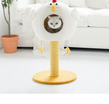 Load image into Gallery viewer, Fun chicken style cat tree, cute cat climber four season cat comfy bed bedding supplies
