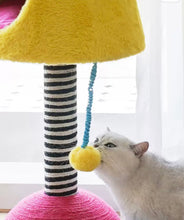 Load image into Gallery viewer, Cute lamp style cat tree and cat scratcher, tower Fun and unique cat toys supplies accessories
