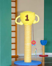 Load image into Gallery viewer, Trophy Style Cat Scratching Post, Scratcher Tower, cute fun and unique cat toys supplies accessories
